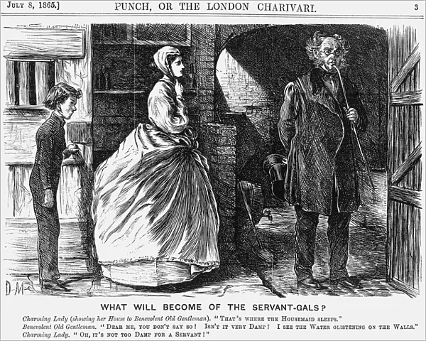 What Will Become of the Servant-Gals?, 1865. Artist: George du Maurier