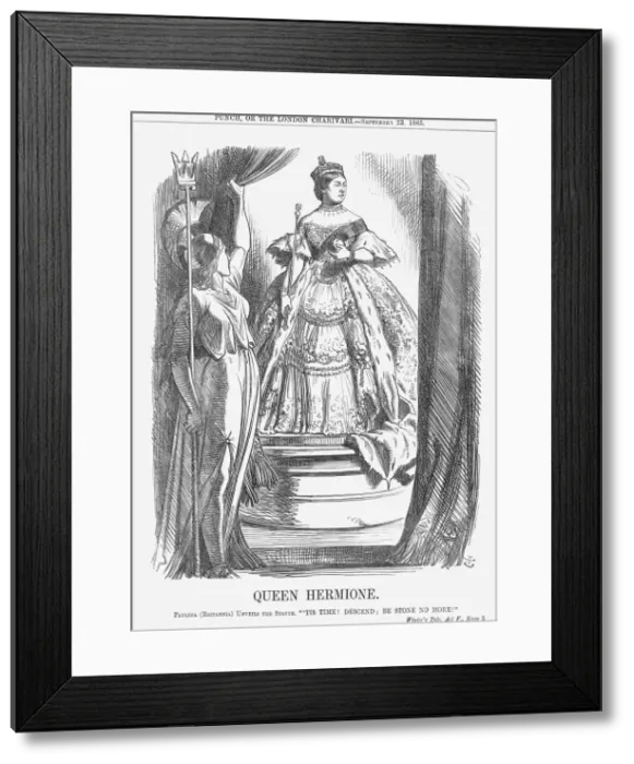 Framed Print : Queen Hermione, 1865 Artist: John Tenniel Framed Print : Queen Hermione, 1865 Artist: John Tenniel