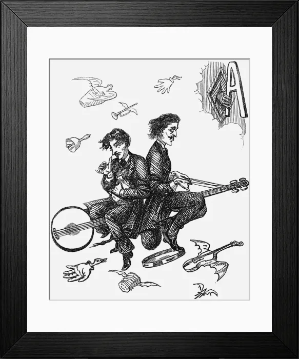 Framed Print : A Voice from the Spirit-Woolsack, 1865 Framed Print : A Voice from the Spirit-Woolsack, 1865