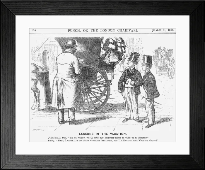 Framed Print : Lessons in the Vacation, 1866 Framed Print : Lessons in the Vacation, 1866