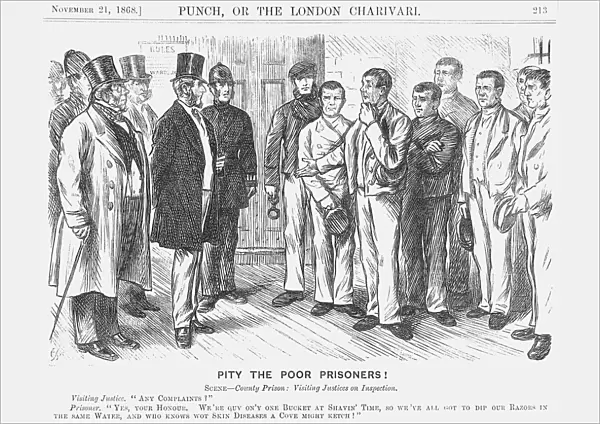 Pity The Poor Prisoners?, 1868. Artist: Charles Samuel Keene