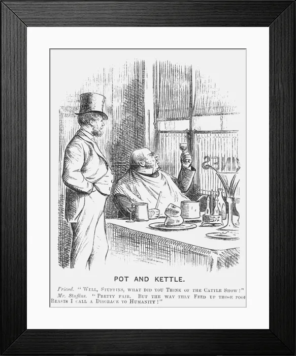 Framed Print : Pot and Kettle, 1868 Framed Print : Pot and Kettle, 1868