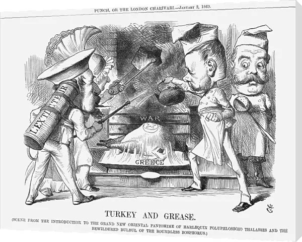 Turkey and Grease, 1869. Artist: John Tenniel