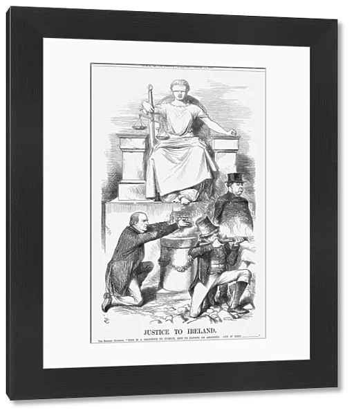 Justice to Ireland, 1869. Artist: John Tenniel