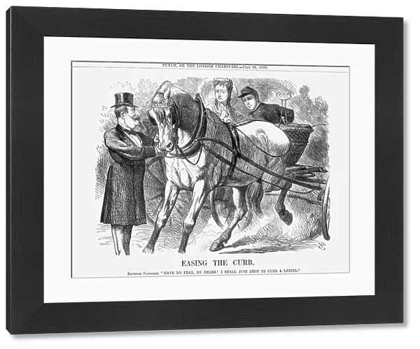 Easing The Curb, 1869. Artist: John Tenniel