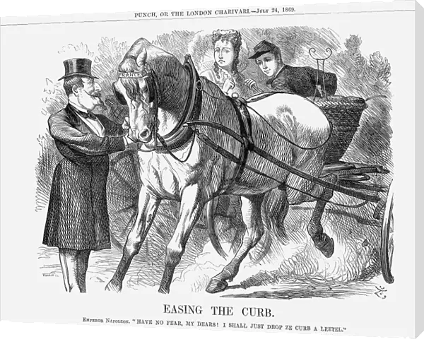 Easing The Curb, 1869. Artist: John Tenniel