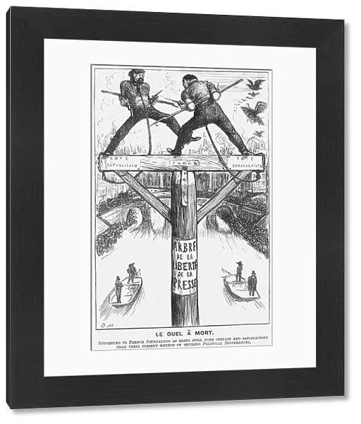 Le Duel a Mort, 1869. Artist: George du Maurier