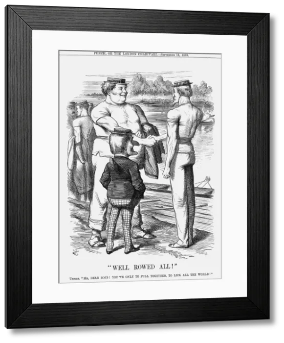 Framed Print : Well Rowed All!, 1869. Artist: Joseph Swain Framed Print : Well Rowed All!, 1869. Artist: Joseph Swain