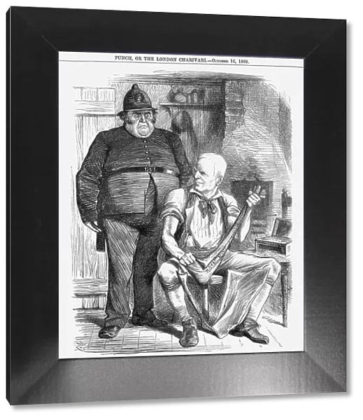Bob and The Bobby, Or Only His Fun, 1869. Artist: Joseph Swain