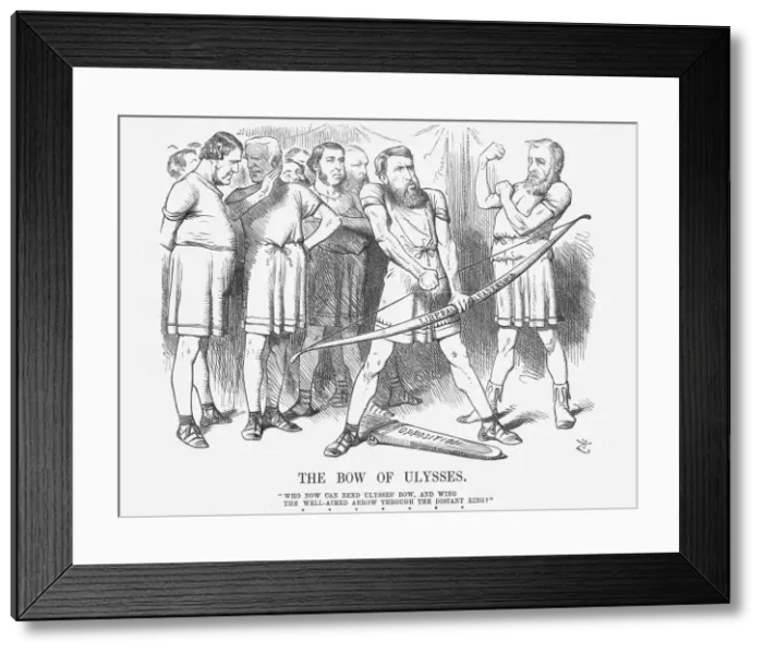 Framed Print : The Bow of Ulysses, 1875. Artist: Joseph Swain Framed Print : The Bow of Ulysses, 1875. Artist: Joseph Swain