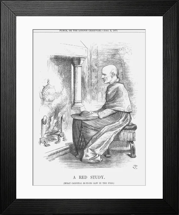 Framed Print : A Red Study, 1875. Artist: Joseph Swain Framed Print : A Red Study, 1875. Artist: Joseph Swain