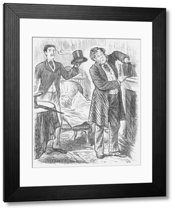 Framed Print : Cremation, 1875. Artist: Joseph Swain Framed Print : Cremation, 1875. Artist: Joseph Swain