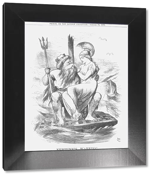 Neptunes Warning, 1875. Artist: Joseph Swain