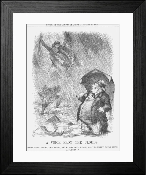 Framed Print : A Voice from the Clouds, 1875. Artist: Joseph Swain Framed Print : A Voice from the Clouds, 1875. Artist: Joseph Swain