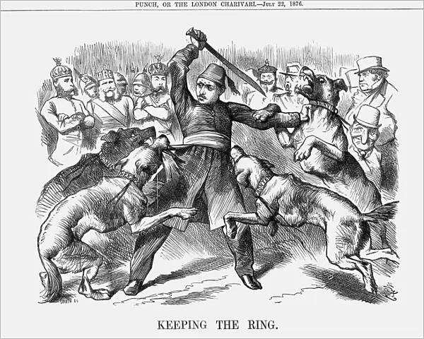 Keeping the Ring, 1876. Artist: Joseph Swain
