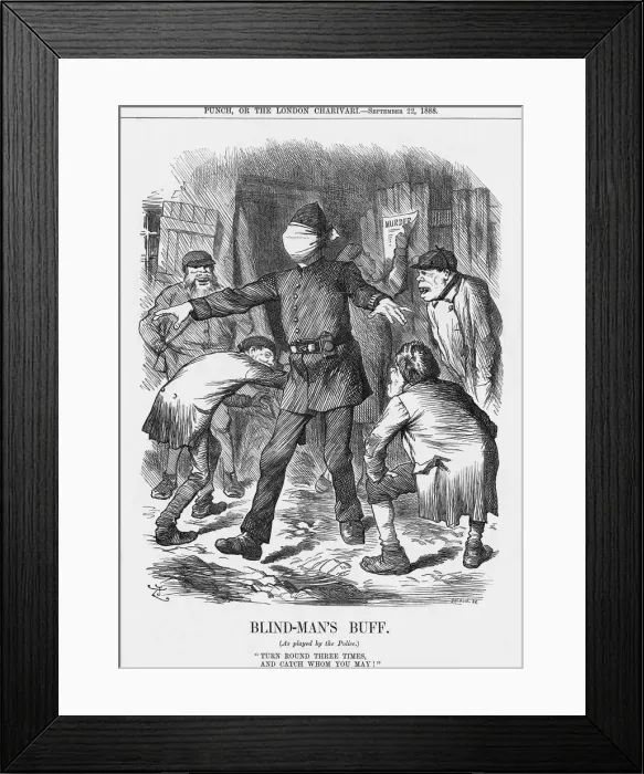 Framed Print : Blind-Mans Buff, 1888. Artist: Joseph Swain Framed Print : Blind-Mans Buff, 1888. Artist: Joseph Swain