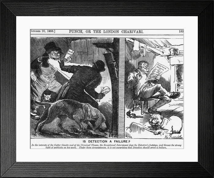 Framed Print : Is Detection a Failure?, 1888. Artist: Joseph Swain Framed Print : Is Detection a Failure?, 1888. Artist: Joseph Swain