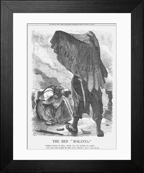 Framed Print : The Red Mokanna, 1871. Artist: Joseph Swain Framed Print : The Red Mokanna, 1871. Artist: Joseph Swain