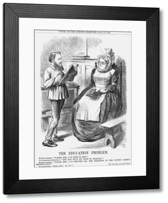 Framed Print : The Education Problem, 1870. Artist: Joseph Swain Framed Print : The Education Problem, 1870. Artist: Joseph Swain