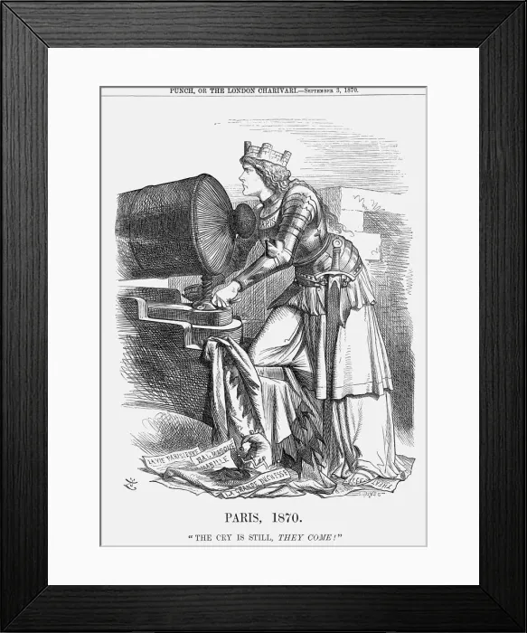 Framed Print : Paris, 1870. Artist: Joseph Swain