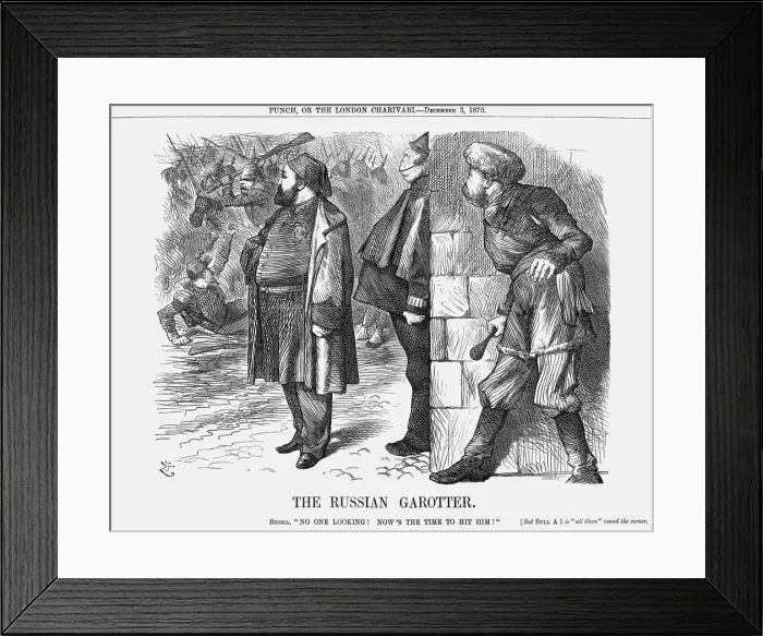 Framed Print : The Russian Garotter, 1870. Artist: Joseph Swain Framed Print : The Russian Garotter, 1870. Artist: Joseph Swain
