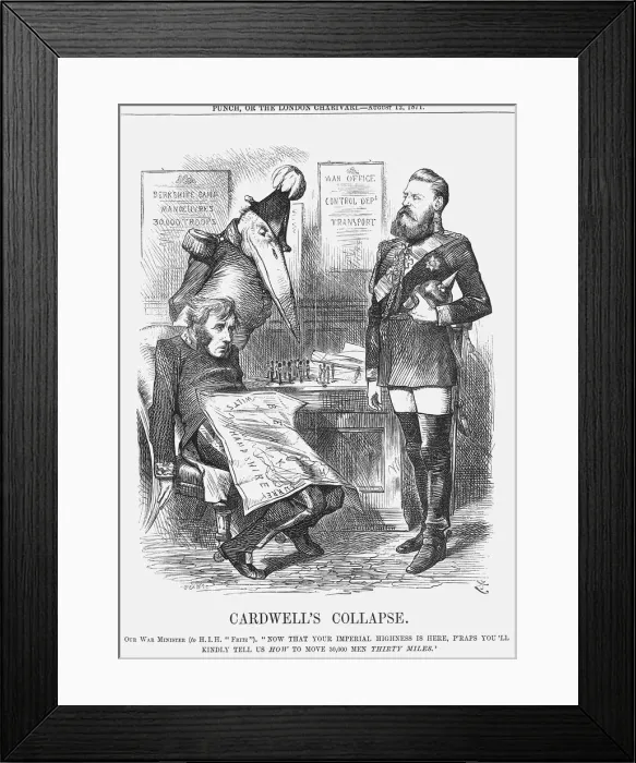Framed Print : Cardwells Collapse, 1871. Artist: Joseph Swain Framed Print : Cardwells Collapse, 1871. Artist: Joseph Swain