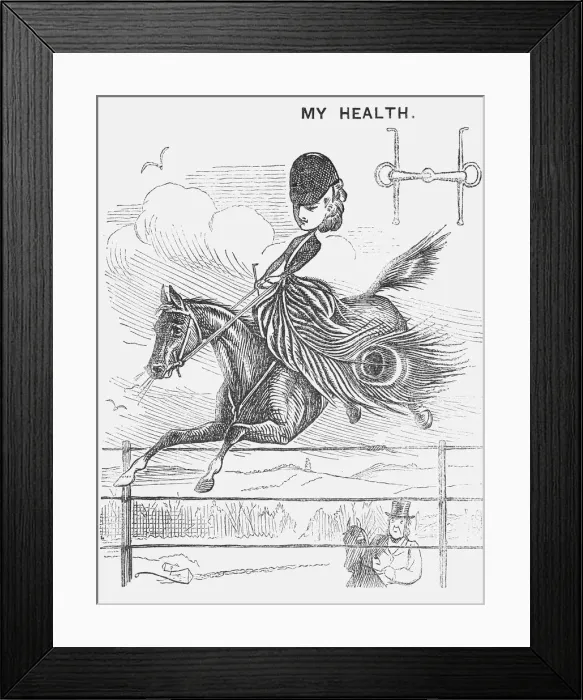 Framed Print : My Health, 1872 Framed Print : My Health, 1872