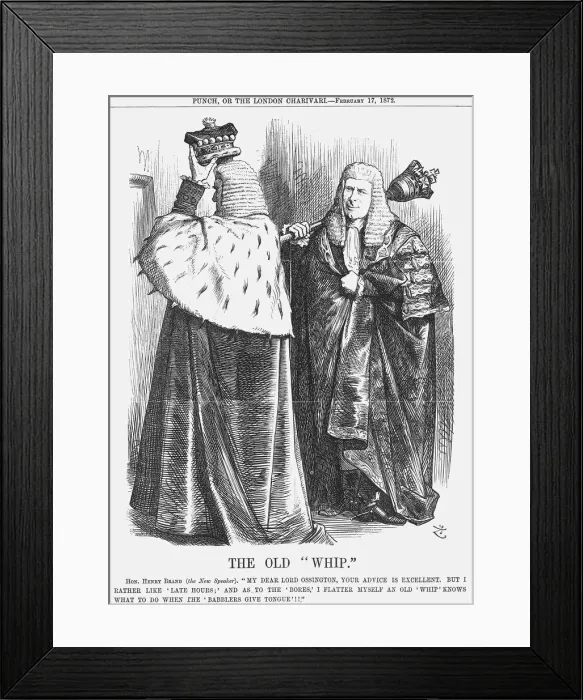 Framed Print : The Old Whip, 1872. Artist: Joseph Swain Framed Print : The Old Whip, 1872. Artist: Joseph Swain