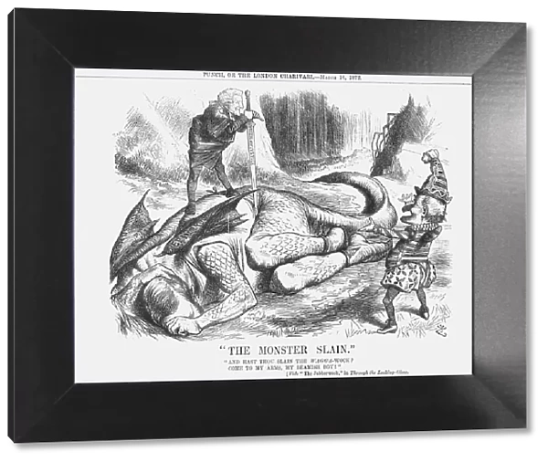 The Monster Slain, 1872. Artist: Joseph Swain