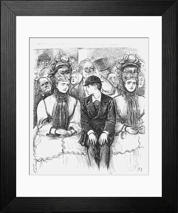 Framed Print : Just Hint a Fault, 1872