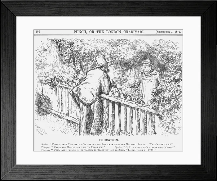 Framed Print : Education, 1872 Framed Print : Education, 1872