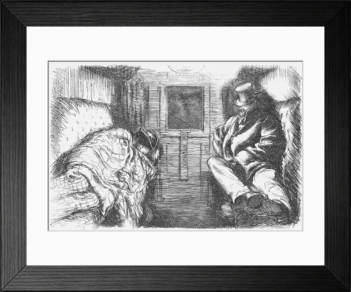 Framed Print : Likes His Moneys Worth, 1872 Framed Print : Likes His Moneys Worth, 1872