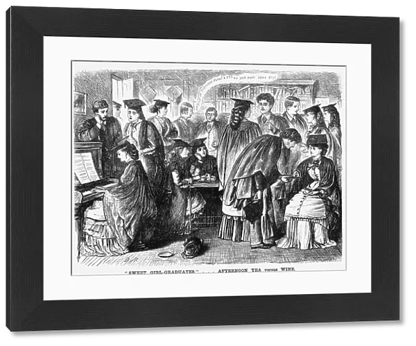 Sweet Girl-Graduates... Afternoon Tea Versus Wine, 1872. Artist: Joseph Swain