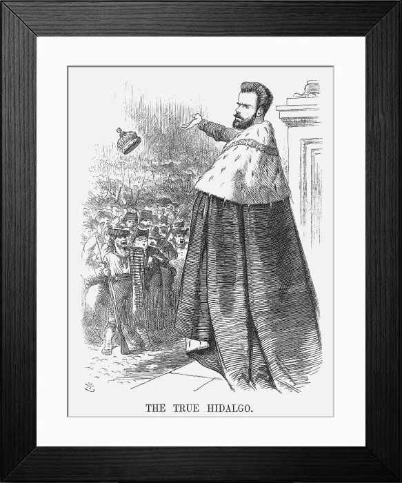 Framed Print : The True Hidalgo, 1873. Artist: Joseph Swain Framed Print : The True Hidalgo, 1873. Artist: Joseph Swain
