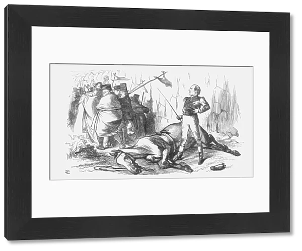 Come a Cropper!, 1873. Artist: Joseph Swain