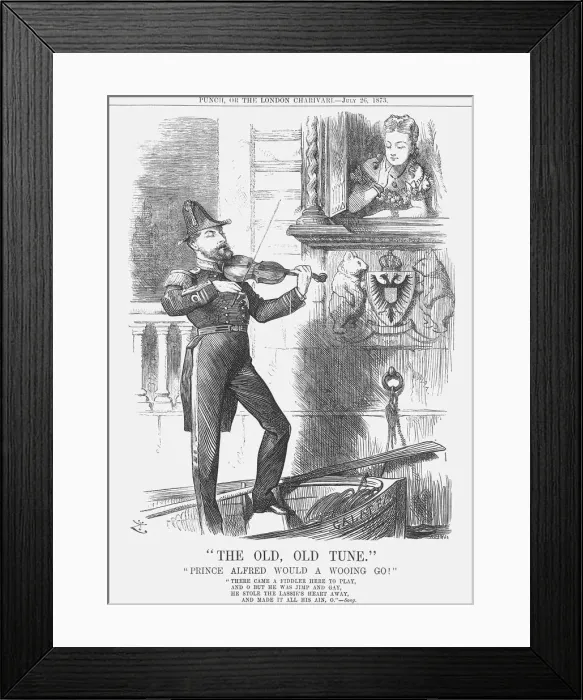 Framed Print : The Old, Old Tune, 1873. Artist: Joseph Swain Framed Print : The Old, Old Tune, 1873. Artist: Joseph Swain