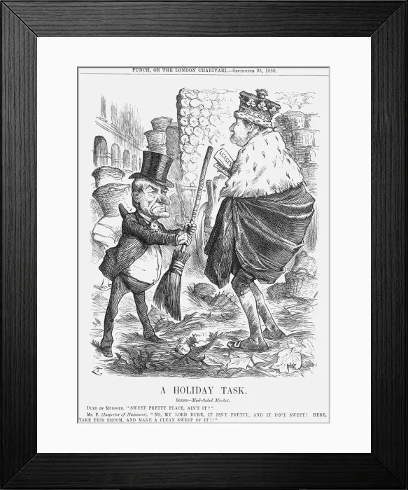 Framed Print : A Holiday Task, 1880. Artist: Joseph Swain Framed Print : A Holiday Task, 1880. Artist: Joseph Swain