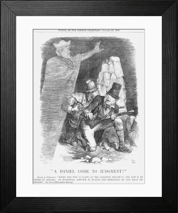 Framed Print : A Daniel Come to Judgement!, 1880. Artist: Joseph Swain Framed Print : A Daniel Come to Judgement!, 1880. Artist: Joseph Swain