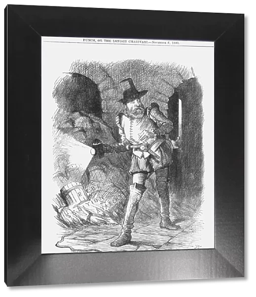 The Irish Guy Fawkes, 1880. Artist: Joseph Swain