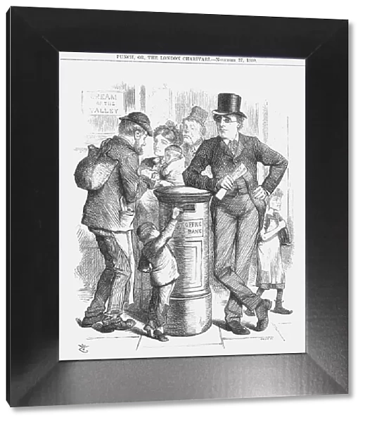 The New Stamp Duty, 1880. Artist: Joseph Swain