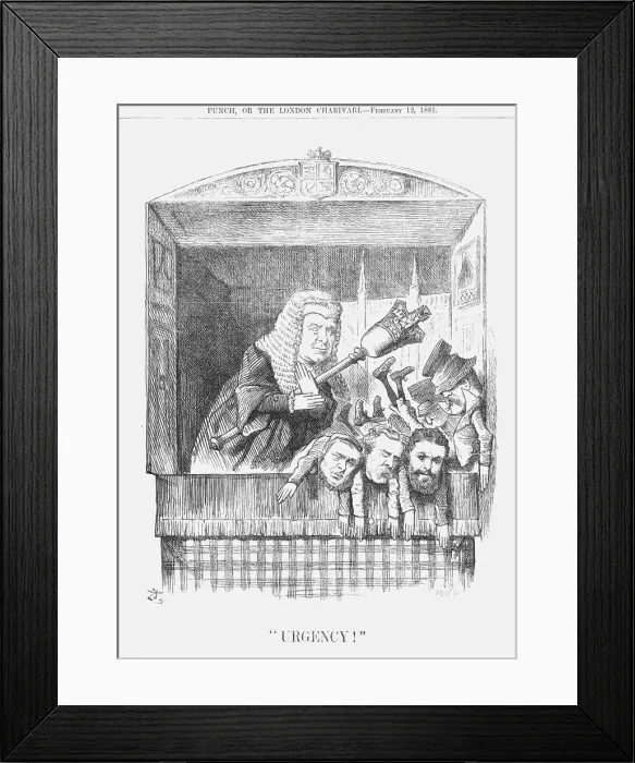 Framed Print : Urgency, 1881. Artist: Joseph Swain Framed Print : Urgency, 1881. Artist: Joseph Swain
