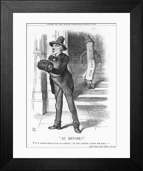 Framed Print : Au Revoir!, 1881. Artist: Joseph Swain Framed Print : Au Revoir!, 1881. Artist: Joseph Swain