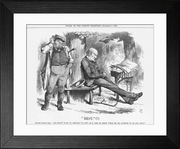 Framed Print : Rest (?), 1881. Artist: Joseph Swain Framed Print : Rest (?), 1881. Artist: Joseph Swain