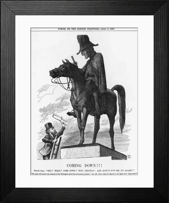 Framed Print : Coming Down!!!, 1882. Artist: Joseph Swain Framed Print : Coming Down!!!, 1882. Artist: Joseph Swain