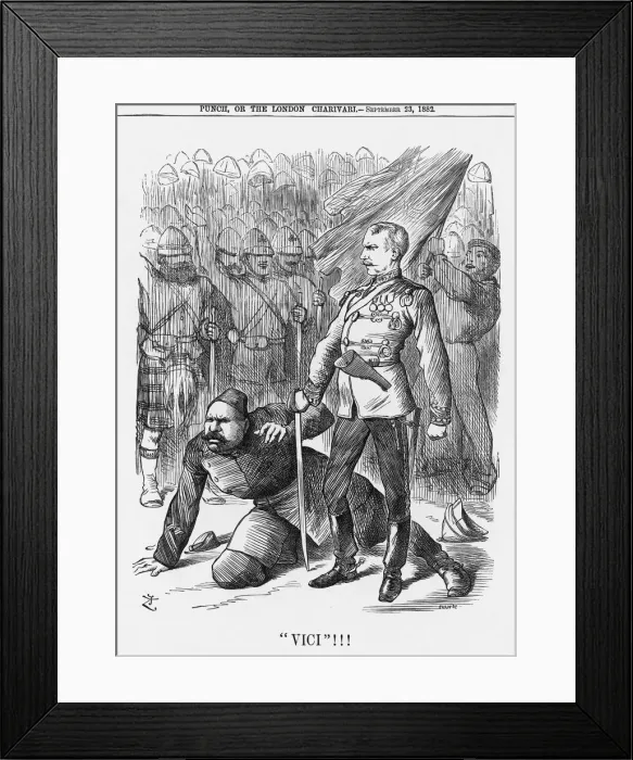Framed Print : Vici!!!, 1882. Artist: Joseph Swain Framed Print : Vici!!!, 1882. Artist: Joseph Swain