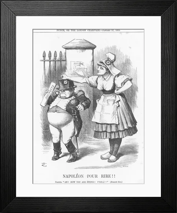 Framed Print : Napoleon Pour Rire!!, 1883. Artist: Joseph Swain Framed Print : Napoleon Pour Rire!!, 1883. Artist: Joseph Swain