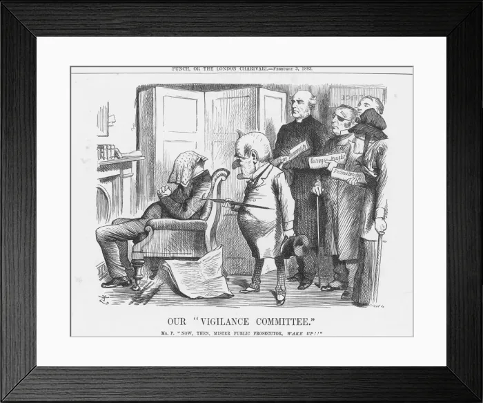 Framed Print : Our Vigilance Committee, 1883 Framed Print : Our Vigilance Committee, 1883