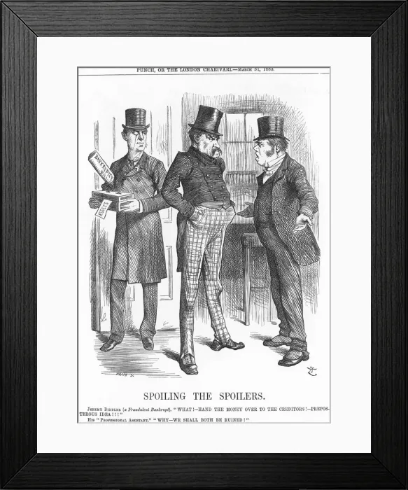 Framed Print : Spoiling the Spoilers, 1883. Artist: Joseph Swain Framed Print : Spoiling the Spoilers, 1883. Artist: Joseph Swain