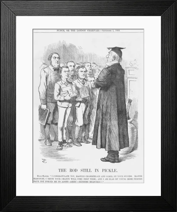 Framed Print : The Rod Still in Pickle, 1883. Artist: Joseph Swain Framed Print : The Rod Still in Pickle, 1883. Artist: Joseph Swain