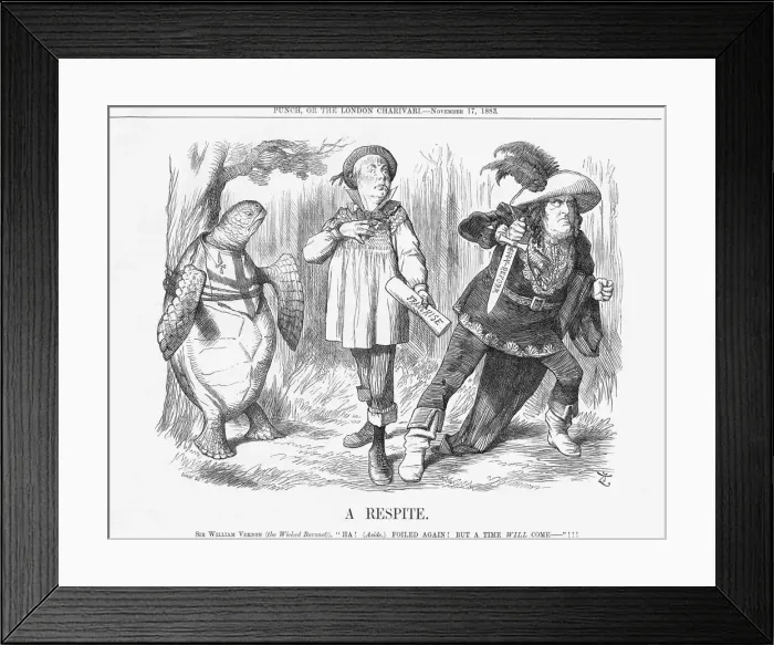 Framed Print : A Respite, 1883. Artist: Joseph Swain Framed Print : A Respite, 1883. Artist: Joseph Swain